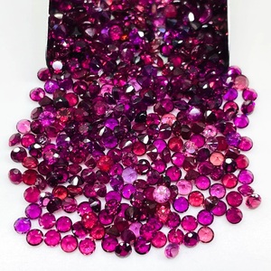 Granate Rodolita Natural de 2.7mm, Corte Redondo, Piedras Preciosas Sueltas Sin Tratar, Lote al por Mayor para Fabricación de Joyas, Piedra Semipreciosa - Product Image 4