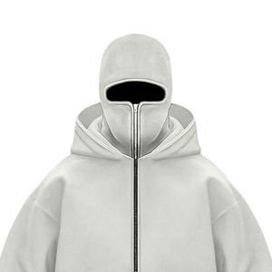 Veste zippée style punk rock personnalisée, style Underground Drill, en polaire épaisse, sans cordon de serrage, type survêtement - Product Image 6