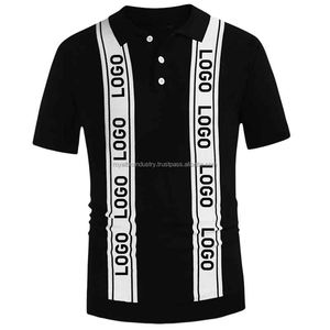 Camisetas Polo de hombre de peso pesado 280gsm, ropa de calle, camiseta Polo con logotipo personalizado en blanco, transpirable, precio a granel, ropa informal para hombre - Product Image 1
