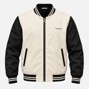 Chaqueta de Invierno para Hombre de Alta Calidad, 100% Poliéster, Impermeable, Estilo Bomber con Capucha y Decoración para Actividades al Aire Libre - Product Image 1