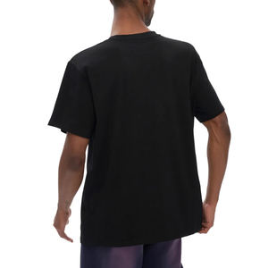 T-shirt à manches courtes en jersey 150 grammes pour homme, style streetwear, basique, léger, col rond, uni, 100% coton, impression personnalisée - Product Image 5