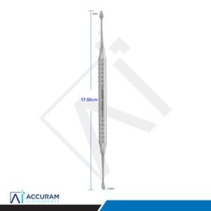 Accuram Sinus Lift Buser N7 17.5cm Herramienta de Elevación para Implantes Dentales, Puntas de 2mm y 2.5mm, Acero Inoxidable Quirúrgico, Manual, Herramientas Clase I CE - Product Image 5