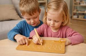 Juguete de Madera con Tablero de Trazado de Bucles para Niños, para el Aprendizaje Temprano, Juguete Educativo para Jugar y Aprender - Product Image 2