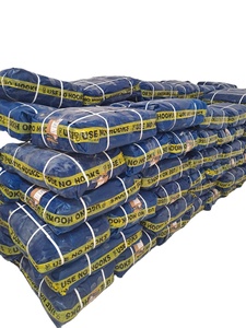 Bâche en PE sur mesure la plus vendue, tissu maillé uni 250 g/m², maille 12x12, imperméable, résistante aux déchirures, robuste, avec œillets - Product Image 3