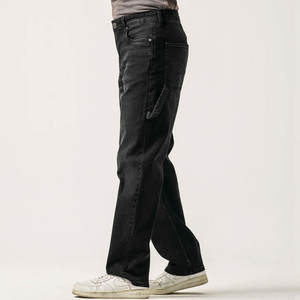 Jeans Innovears personnalisés pour hommes, déchirés, délavés, coupe large, style décontracté, imperméables, écologiques, tendance hiver-printemps, style hip-hop - Product Image 5