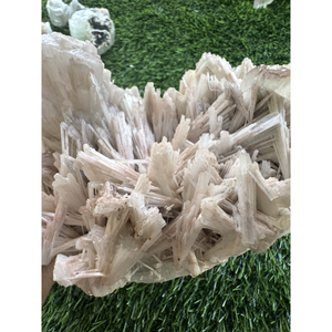 Premium Large Pink Scolecite <b>Cluster</b> Natural <b>Crystal</b> Stone for Display and Interior Decoration - Product Image 3