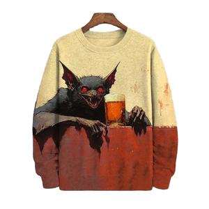 เสื้อกันหนาวผ้าฝ้าย/โพลีเอสเตอร์สำหรับผู้ชายเสื้อฮู้ดสวมหัวมีฮู้ดโอเวอร์ไซส์แขนยาวผ้าคอตตอนเป็นมิตรต่อสิ่งแวดล้อมสำหรับฤดูหนาว - Product Image 6