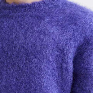 Men's Premium 100% Cotton Winter Pullover Sweater Casual Warm OEM Service - Product Image 4