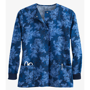 Blouses d'hôpital personnalisées pour infirmières et médecins, uniformes chirurgicaux pour femmes, en polyester et élasthanne, imprimées. - Product Image 2