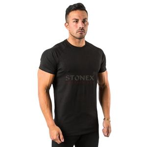Tops Fitness Camiseta de microfibra para hombre Camiseta de manga corta Muscle Joggers Culturismo Camiseta Hombre Gimnasio Ropa Slim Fit Camiseta de algodón - Product Image 4