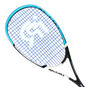 Raquette de squash professionnelle tout carbone HAWKNIGHT 120 NOIR-BLEU Forme OLIVER 120g Corde TI700 Utilisation en intérieur Design - Product Image 1