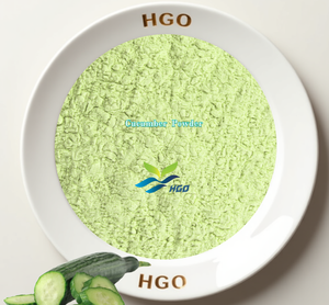 HGO Suministro directo de fábrica Polvo de pepino natural puro (grado alimenticio) Especificación Polvo vegetal (polvo de frutas o vegetales) - Product Image 1