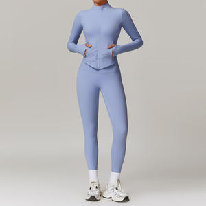 Leggings lightweight stretch <b>material</b> suitable for workout sessions and modern everyday fashion outfits - Product Image 4