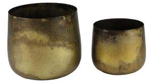 Vase en métal noir sur mesure, durable, pour intérieur et extérieur, jardinière galvanisée, centre de table pour la décoration d'hôtels et d'événements - Product Image 5