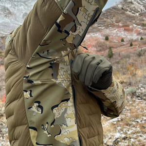 OEM ODM Unisex <b>Camo</b> Puffer <b>Jacket</b> Outdoor Tactical Softshell Insulated Hooded Coat Desert Camouflage Hunting Hiking Autumn - Product Image 4