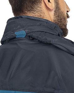 Veste coupe-vent imperméable pour homme, à blocs de couleur, en polyester enduit, avec fermeture éclair, veste Gore-Tex pour l'hiver - Product Image 5