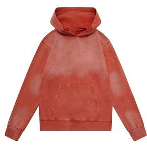 Sweat à capuche Slim Fit pour hommes, délavé à l'acide, faites votre propre logo à prix bon marché, sweat à capuche pour hommes, tenue décontractée, fabrication directe2026 - Product Image 1