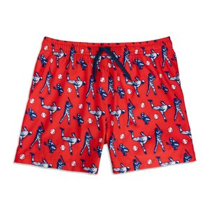 Shorts de baseball personnalisés pour hommes, 5 pouces, imprimés, streetwear de haute qualité, 100% polyester, respirants, séchage rapide, taille élastique - Product Image 2