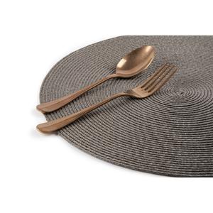 Set di 6 tovagliette rotonde Excelsa in plastica grigia D36cm - Product Image 3