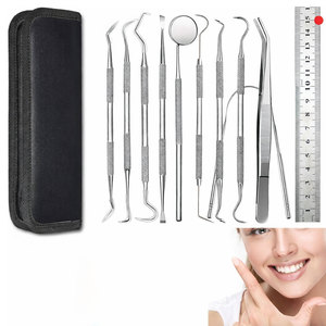 Kit de Instrumentos para Examen Dental, Juego de Herramientas de Diagnóstico Manual de Acero Inoxidable para Terapia Oral - Product Image 3