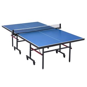 Tavolo da Ping Pong Professionale Portatile per Interni, Pieghevole in MDF con Rete e Accessori - Product Image 3