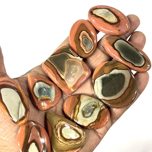 Jaspe Polygramme Naturel, Cabochon de Créateur, Pierre Précieuse en Vrac, Formes Mixtes 20-50mm, Prêt à Expédier, Vente en Gros, Livraison Rapide - Product Image 1