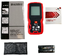 Télémètre laser portatif de qualité industrielle, longue portée, laser rouge numérique, étanche IP54, piles AAA