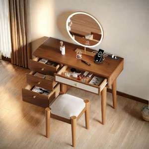 Meuble-lavabo de salle de bain en bois naturel sur mesure de 7 pieds, vente en gros directe d'usine du Vietnam, prix abordables, taille personnalisable - Product Image 3