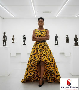 Tela de Algodón con Estampado Africano Vibrante, Estilo Ankara, para Confección de Vestidos, Manualidades, Ropa, Moda Tradicional, Textil de Camerún - Product Image 2