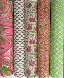 Premium Block Printed <b>Handmade</b> <b>Paper</b> Sheets crafted by artisans for stationery packaging crafts and gifting - Product Image 4