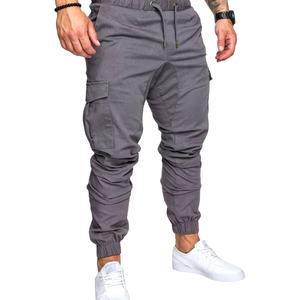 Nouveau pantalon Cargo de couleur unie pour hommes 100% coton bon marché Premium prix de gros OEM Service Zipper FLY Qualité orientée vers l'exportation - Product Image 1