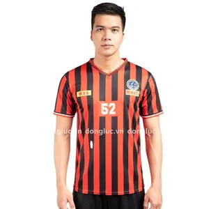 Hot selling sportswear soccer shirt 100% polyester full sublimation T-shirt for man custom design factory apparel teamwear