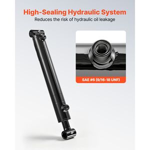 Vérin hydraulique à double effet, alésage 2 po, course 12 po, 3500 PSI, robuste, avec tube transversal soudé - Product Image 6