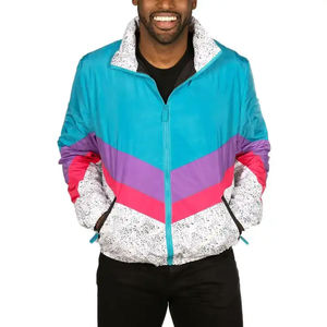 Ensemble de survêtement décontracté deux pièces coupe-vent de haute qualité, respirant, séchage rapide, en nylon, avec fermeture éclair, pour homme, été - Product Image 2