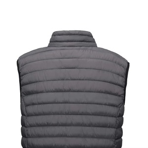 Custom <b>Lightweight</b> Warm Cotton Filled Sleeveless Puffer <b>Jacket</b> with Stand Collar Canvas Fabric Custom Made Size for <b>Men</b> Winter - Product Image 5