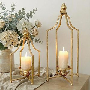 Trusted Manufacturer Best Quality Iron Metal Lantern With Glass <b>Panels</b> For Long Lasting Decorative <b>Lighting</b> Use - Product Image 3