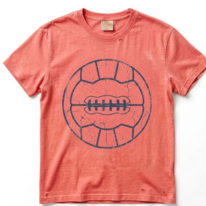 Camiseta Deportiva con Estampado de Fútbol, Tejido Cómodo, Corte Relajado, Moderna, Ideal para Entrenamiento y Looks Urbanos - Product Image 1