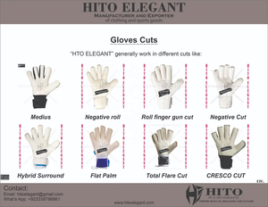 Guantes de Portero de Fábrica, Profesionales, con Palma Delantera de Látex Giga, Dorso de Silicona Repujada, Corte Híbrido Inyectado - Product Image 6