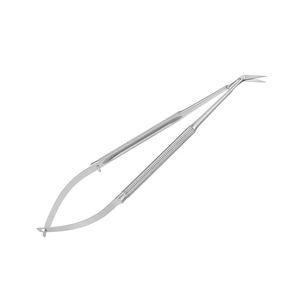 Micro-ciseaux Castroviejo Premium 10 cm, pointes aiguisées, acier inoxydable de haute qualité, réutilisables, instruments de microchirurgie supérieurs - Product Image 4