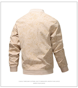 Trendy <b>Mens</b> Bomber Jacket New Fashion Design High Quality Eco Friendly Breathable Stand Collar <b>Winter</b> <b>Wear</b> Wholesale Deal - Product Image 5