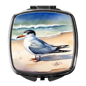 Miroir de maquillage de voyage compact Tern Design de poche pliable avec cadeau élégant de décor de repos pour femmes et filles - Product Image 1