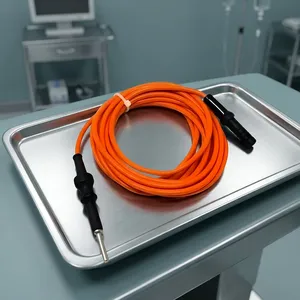 Cliniva Câble Orange Monopolaire Laparoscopique 8mm/300cm, Ensemble d'Instruments Chirurgicaux Manuels Certifié CE ISO13485 pour Hôpital et Clinique - Product Image 5