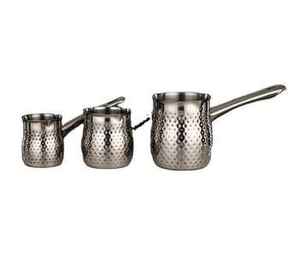 Cafetière turque authentique en cuivre et laiton, faite à la main, style ottoman, petite bouilloire à café, cafetière traditionnelle pour la maison - Product Image 3