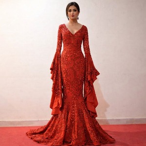 Robes de mariée chrétiennes en gros, robes de mariée modestes longues avec appliqués, robes de mariée musulmanes à manches longues - Product Image 6