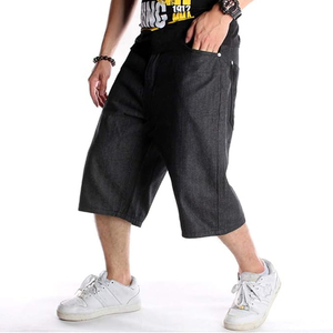Pantalones Cortos de Mezclilla con Lavado Ácido al por Mayor, Unisex, Estilo Vintage, Holgados, de Algodón, Personalizados OEM - Product Image 3