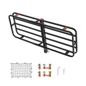 Portapacchi in Acciaio da 53" X 19" X 5" con Capacità di 500 Libbre, Cinghie di Stabilizzazione e Montaggio su Gancio - Product Image 1