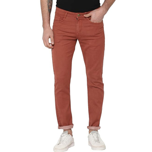 Fabricants sur mesure de pantalons en denim, jeans pour hommes surdimensionnés et amples, de haute qualité, avec rivets et strass - Product Image 1