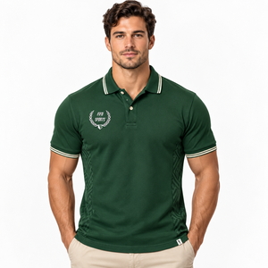 Ropa Polo para Hombre, Diseño Personalizado, Material de Algodón Transpirable, Construcción Ligera, Ajuste Cómodo, Manga Corta Informal a la Moda - Product Image 1