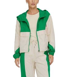 Chaquetas Cortavientos con Capucha y Cierre de Cremallera de Alta Calidad con Logotipo Personalizado para Mujer, Chaqueta Deportiva Ligera y Transpirable con Estampado Técnico - Product Image 3