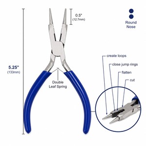 Three in One Jewelry <b>Pliers</b> Round Flatten Cut Wire <b>Multi</b> Function Jewelry Making <b>Tool</b> ZetomedPro - Product Image 2
